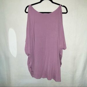 Emerald cap sleeve plus size top